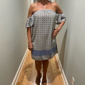 Off the Shoulder Philosophy Dress